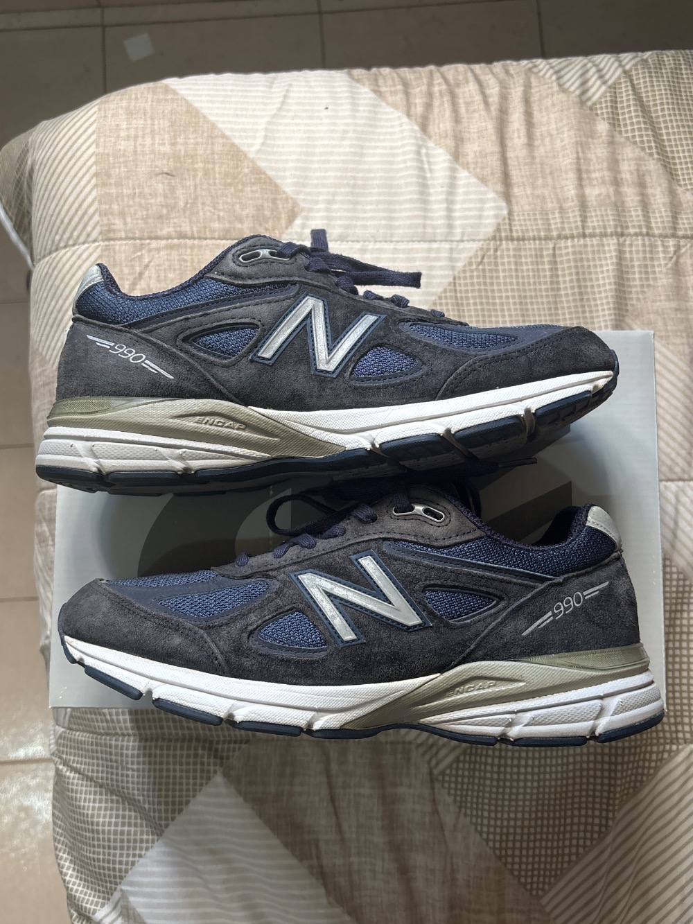 New Balance 990v4 Made in USA Black Silver