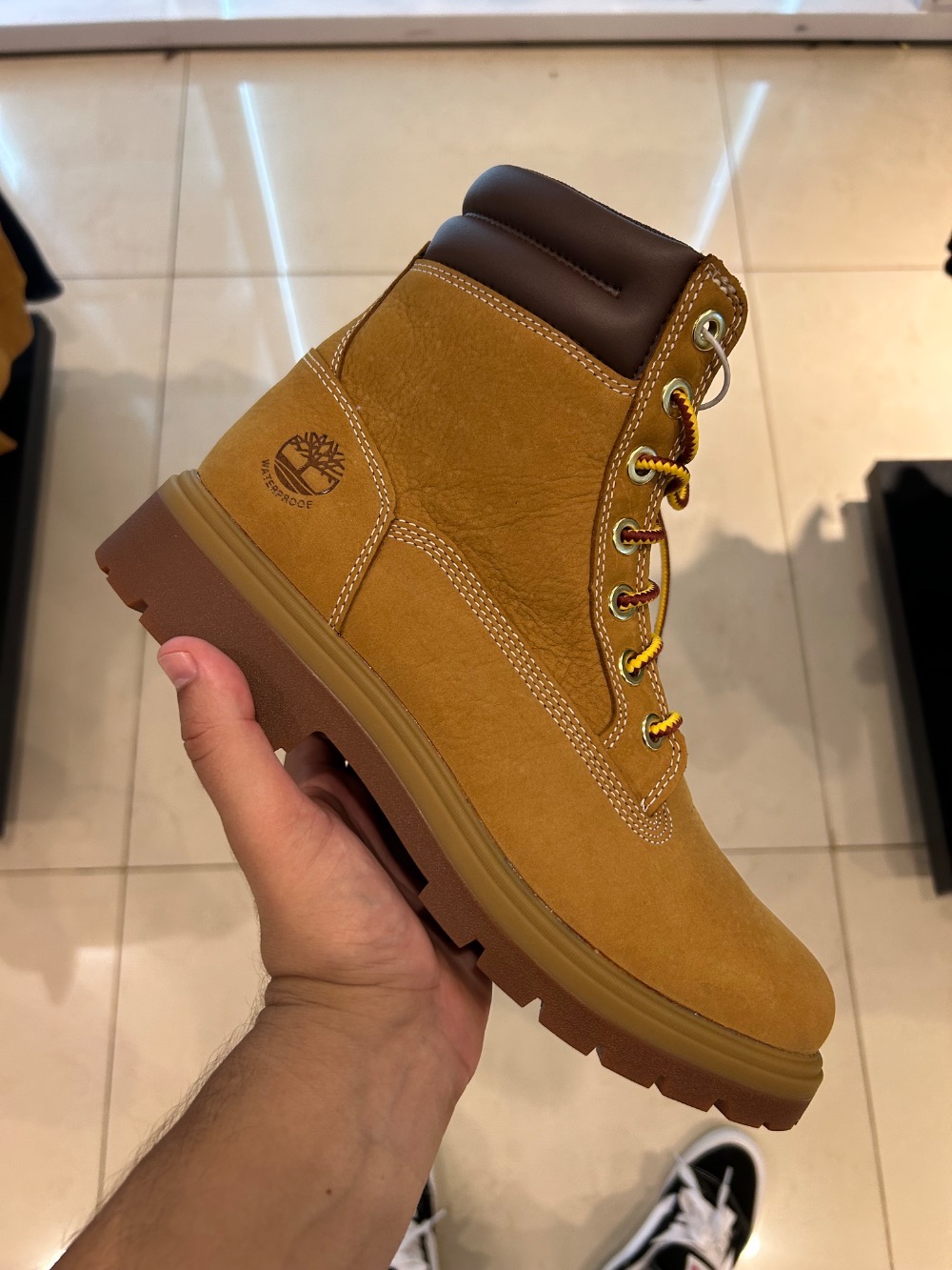 Bota Timberland Auburn Falls 6-Inch Waterproof Wheat Nubuck