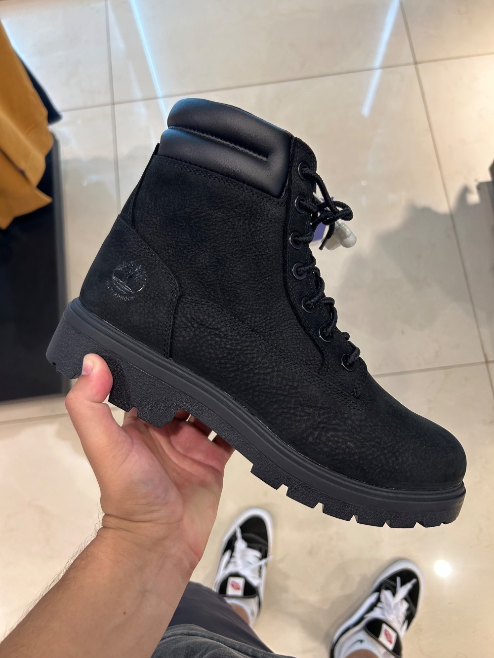 Timberland Auburn Falls 6-Inch Waterproof Boot Black Nubuck