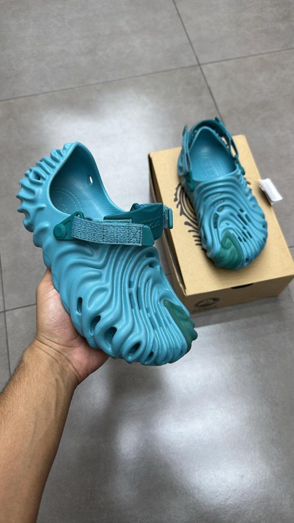 Salehe Bembury x Crocs Pollex Clog Turq Tonic