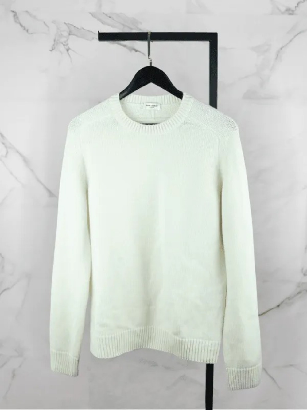 Sweater Yves Saint Laurent Basic Branco