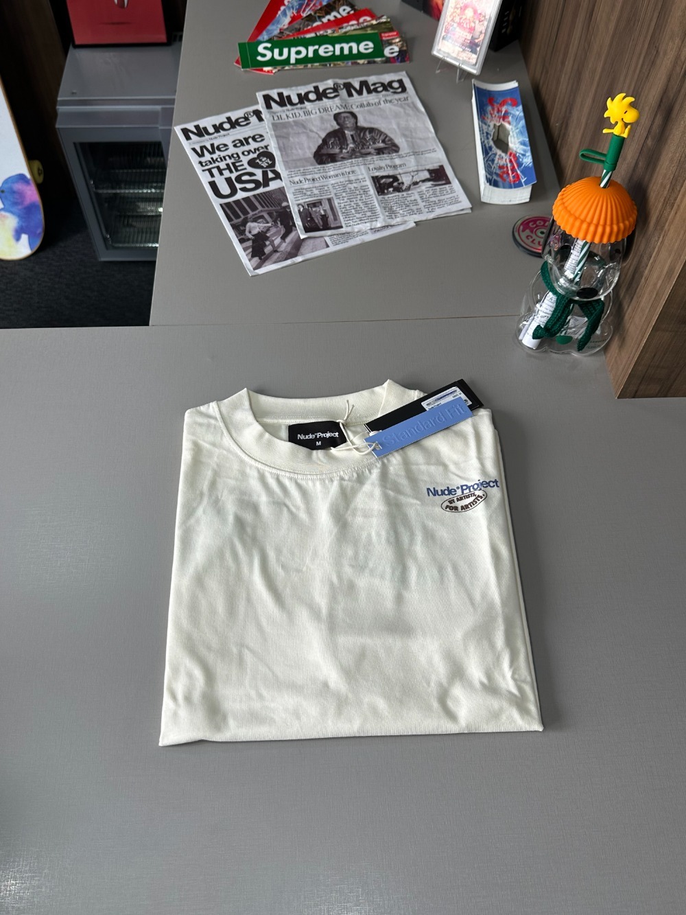 Camiseta Nude Project Upshift Marshmallow