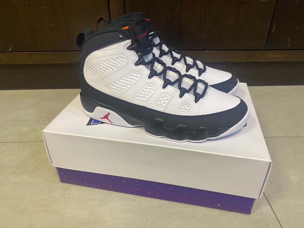 Air Jordan 9 Retro OG Space Jam White True Red Black (2026) — 42, Novo
