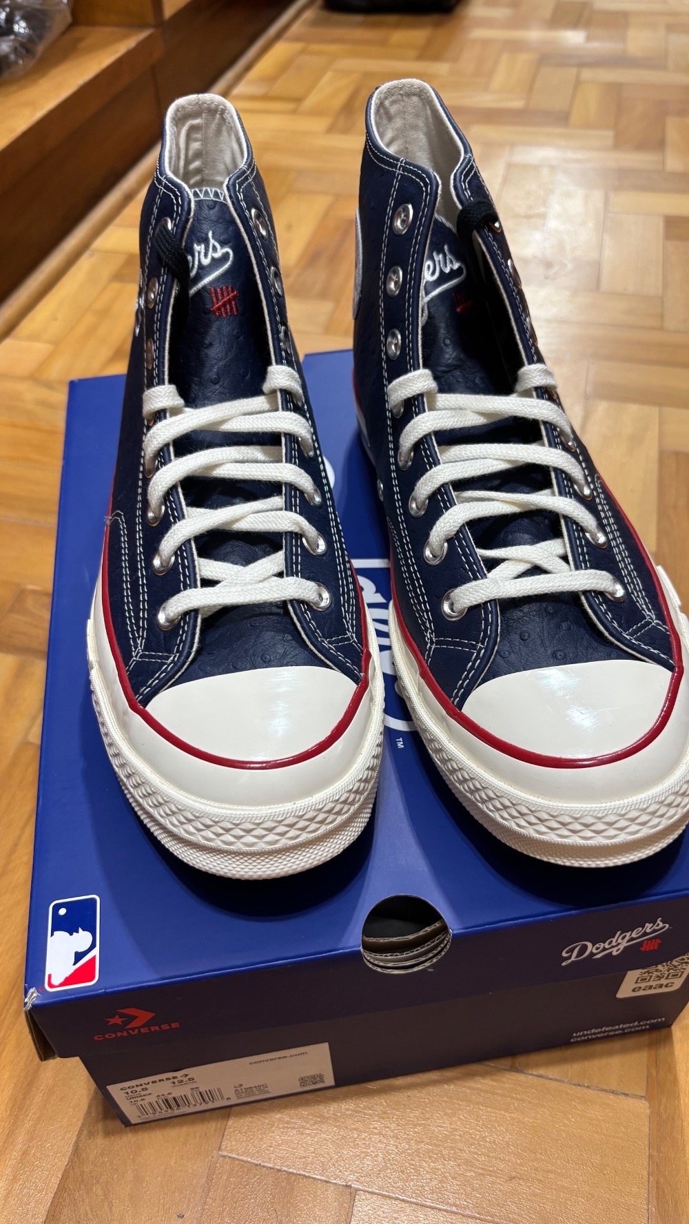 Undefeated x Dodgers x Converse Chuck 70 Navy