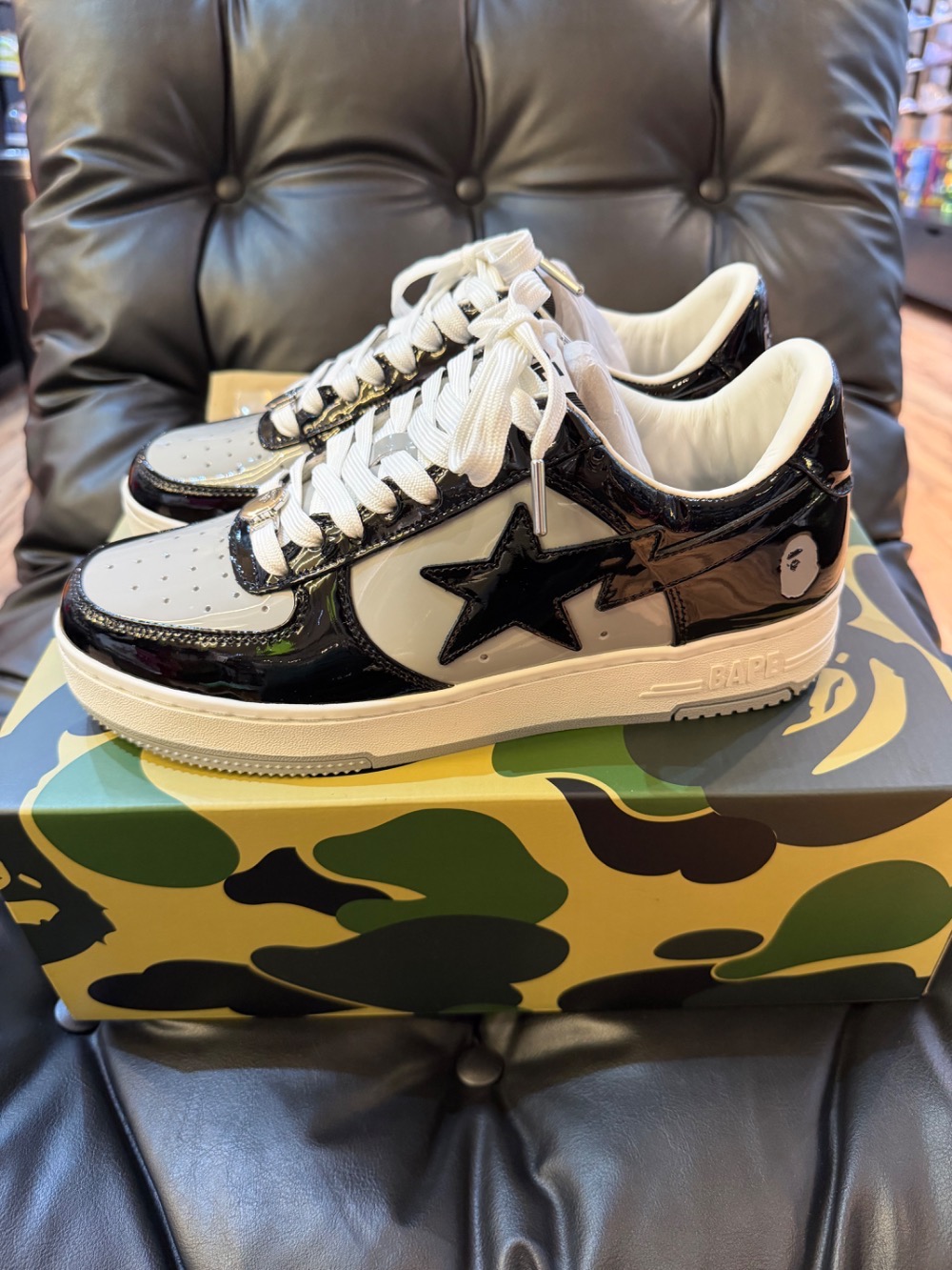 A Bathing Ape Bape Sta #4 M2 Black