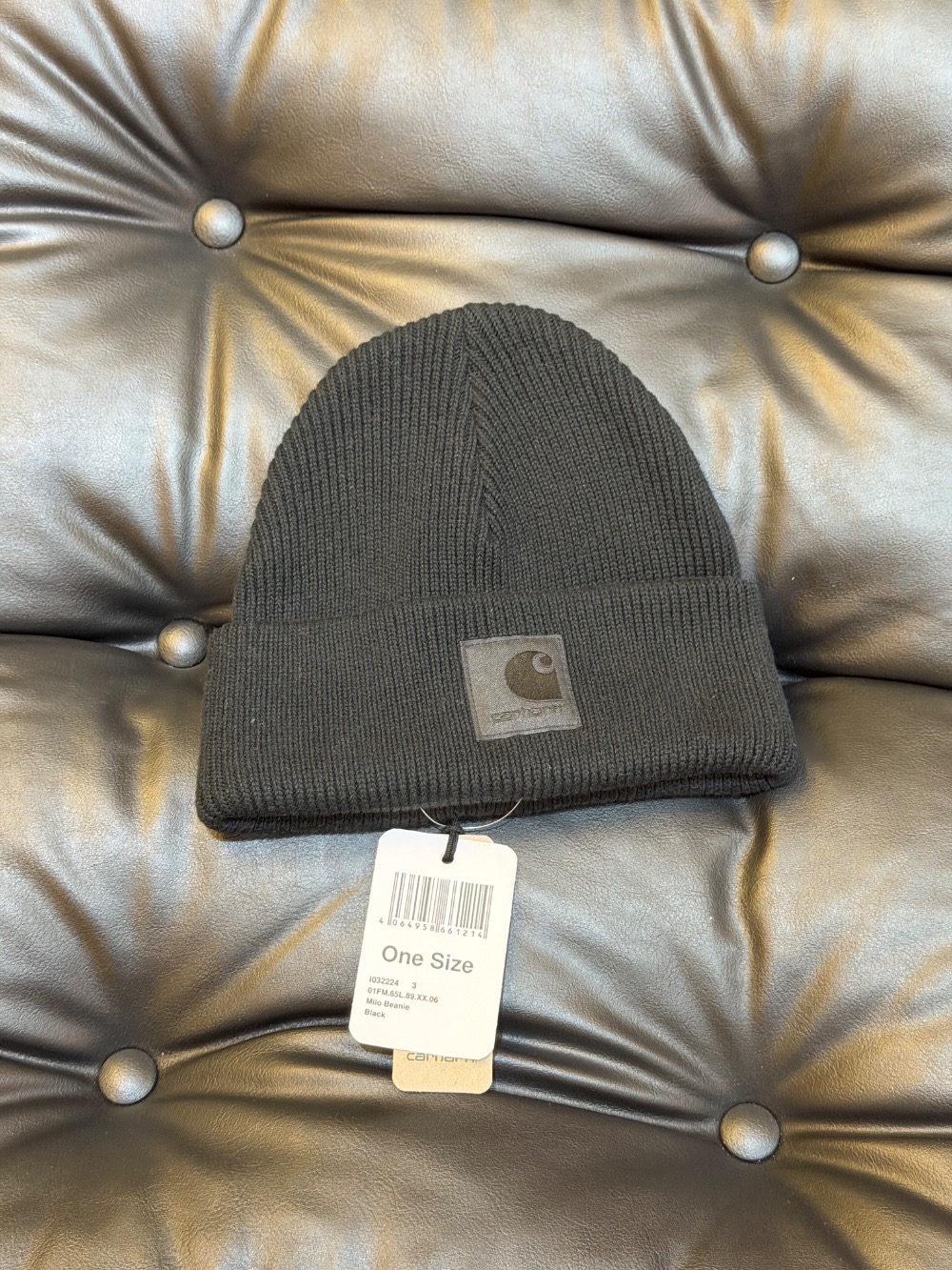 Touca Carhartt Milo Beanie Black