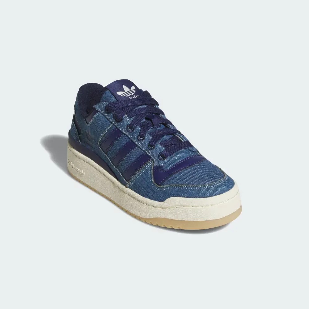 adidas Forum Bold Stripes Dark Blue Cream White