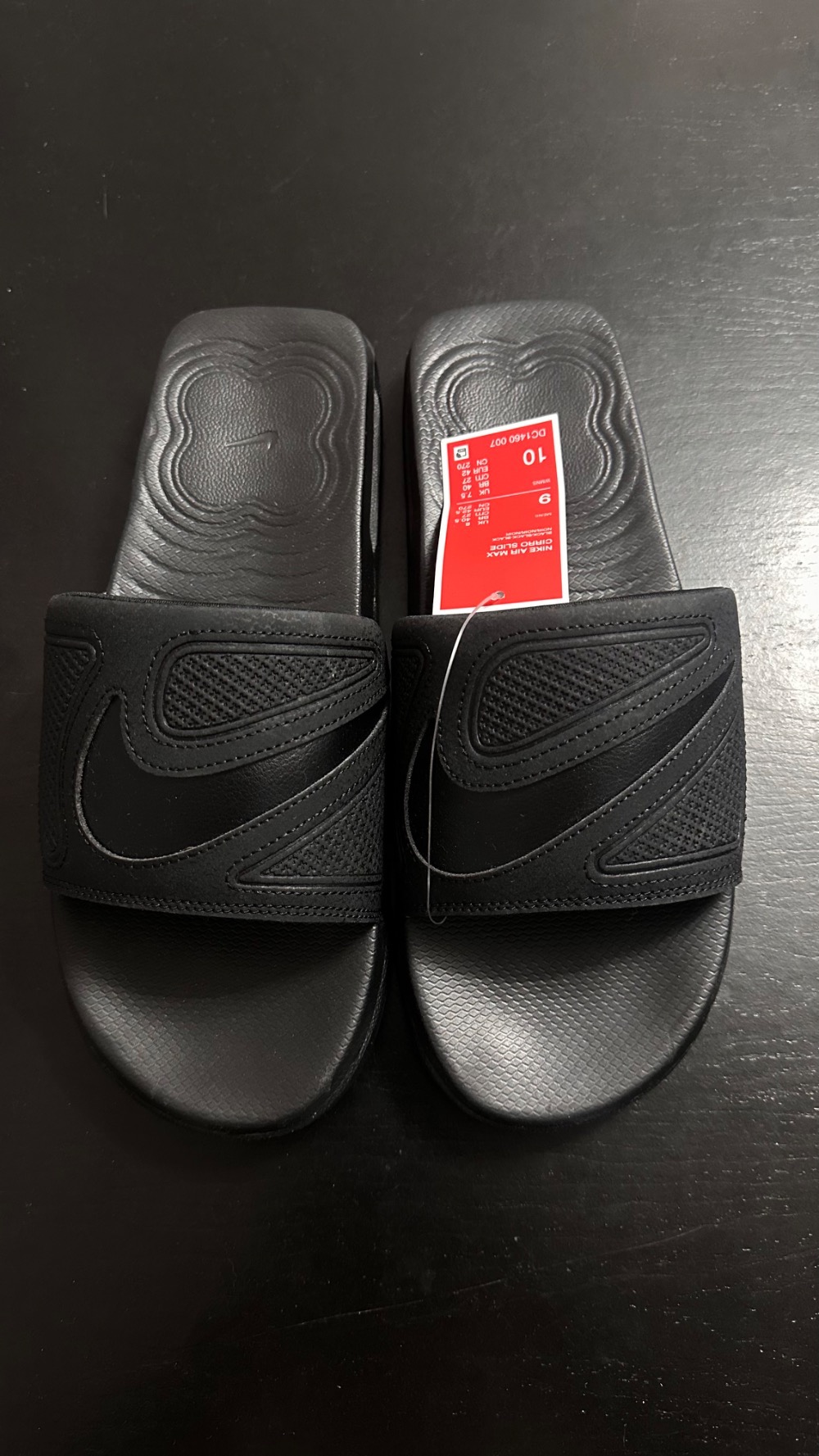 Chinelo Nike Air Max Cirro Black — 40.5, Novo