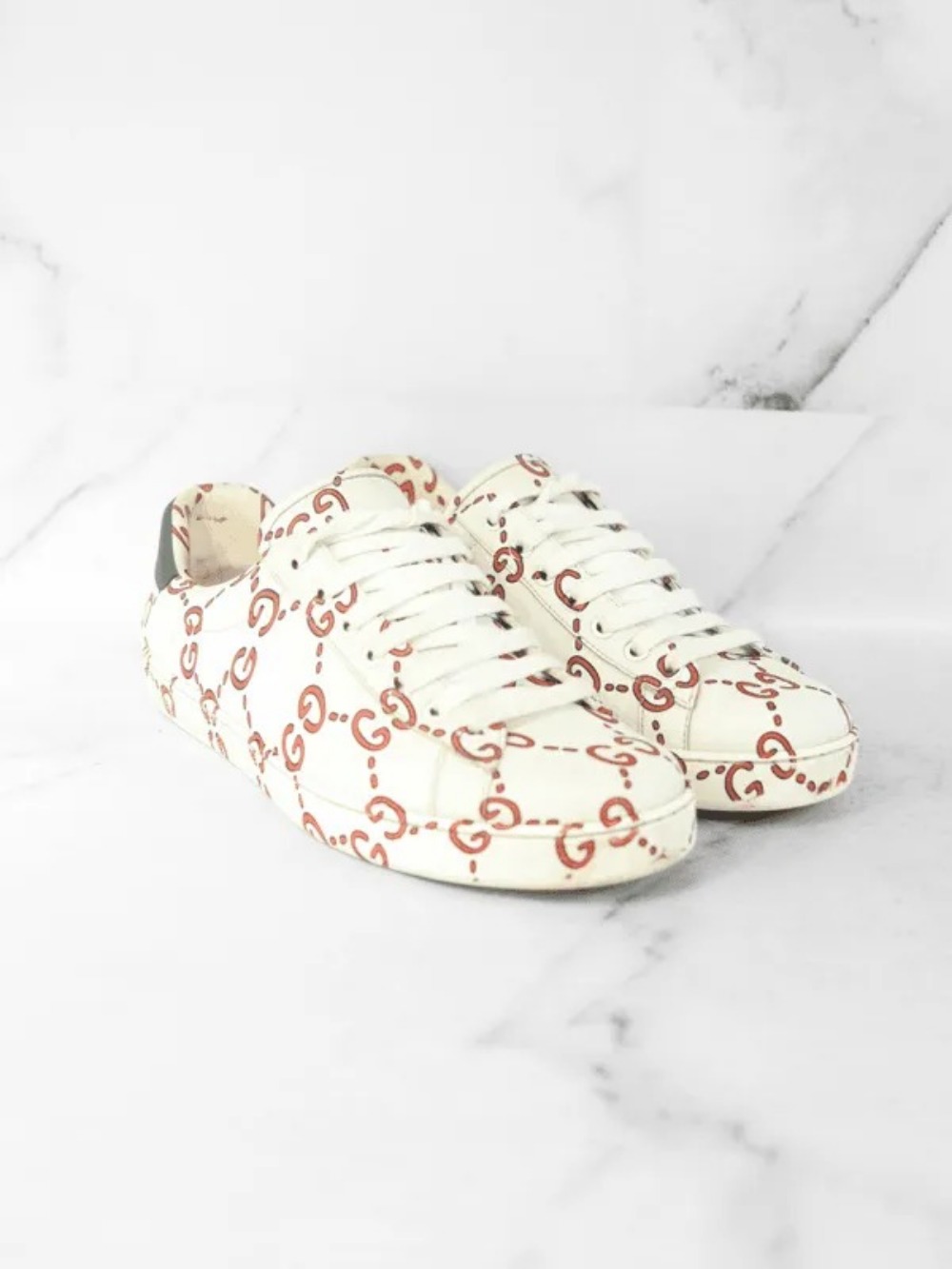 Tênis Gucci Ace GG Ghost Branco