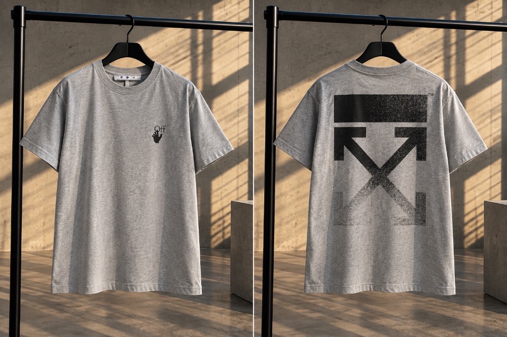 Camiseta Off-White Degrade Grey Arrow