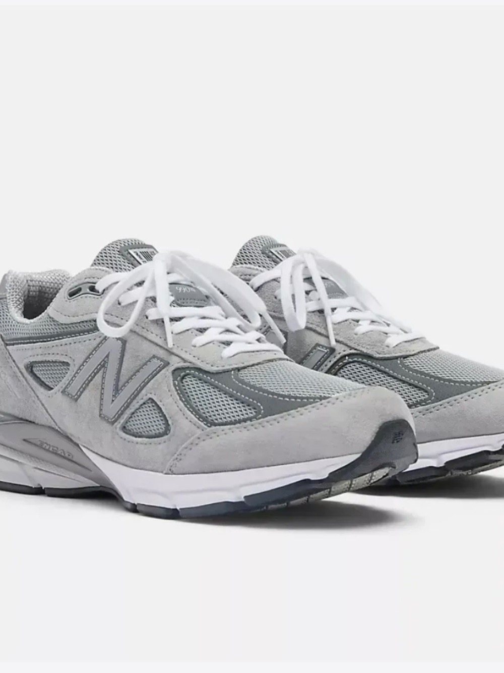 New Balance Made in USA 990v4 Grey White