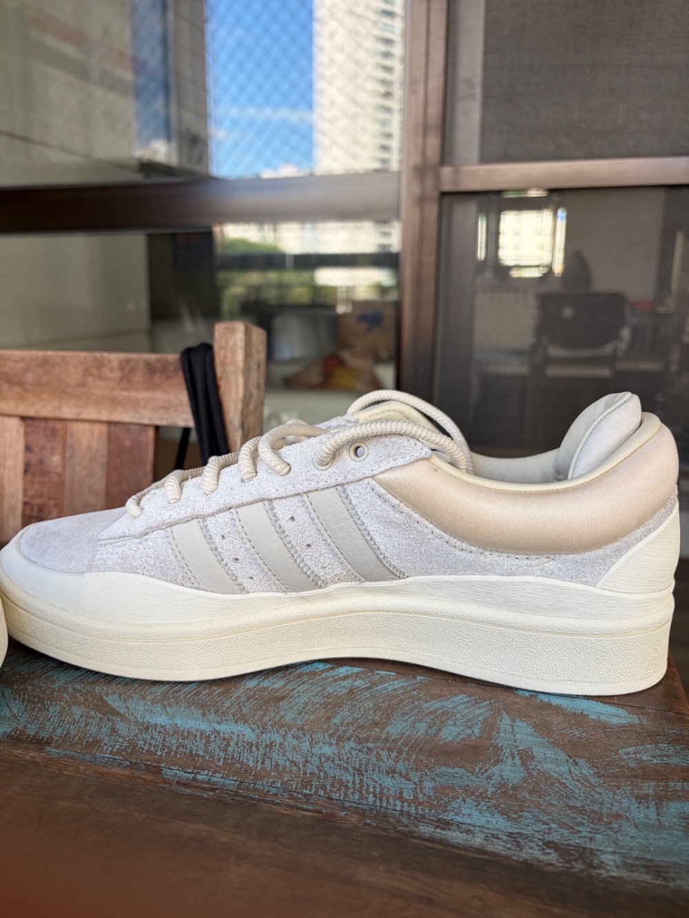 Bad Bunny x adidas Campus Light Cloud White