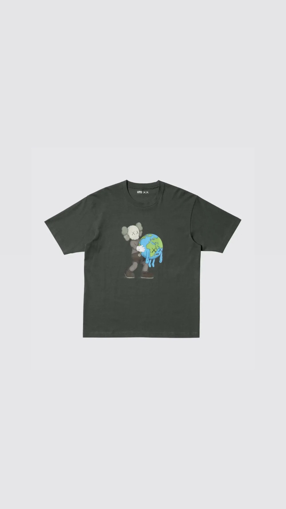 KAWS x Uniqlo Camiseta Universe UT Graphic Gray