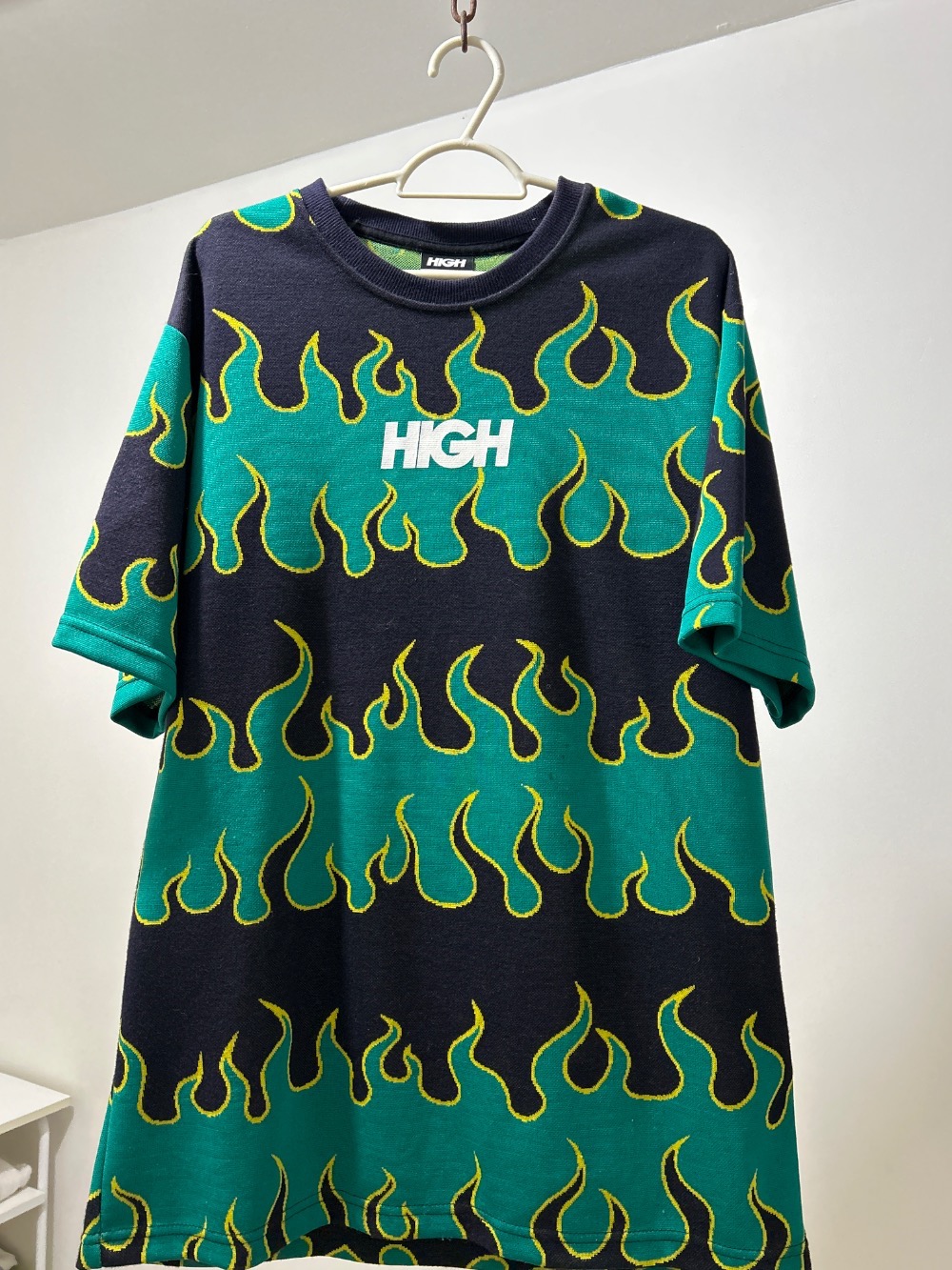 CAMISETA HIGH COMPANY JACQUARD FIRE KIDZ NAVY