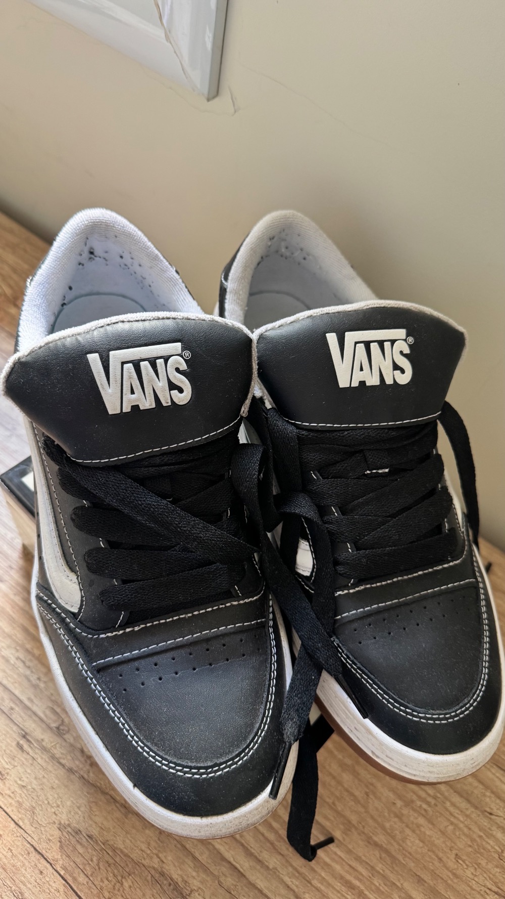 Vans preto branco