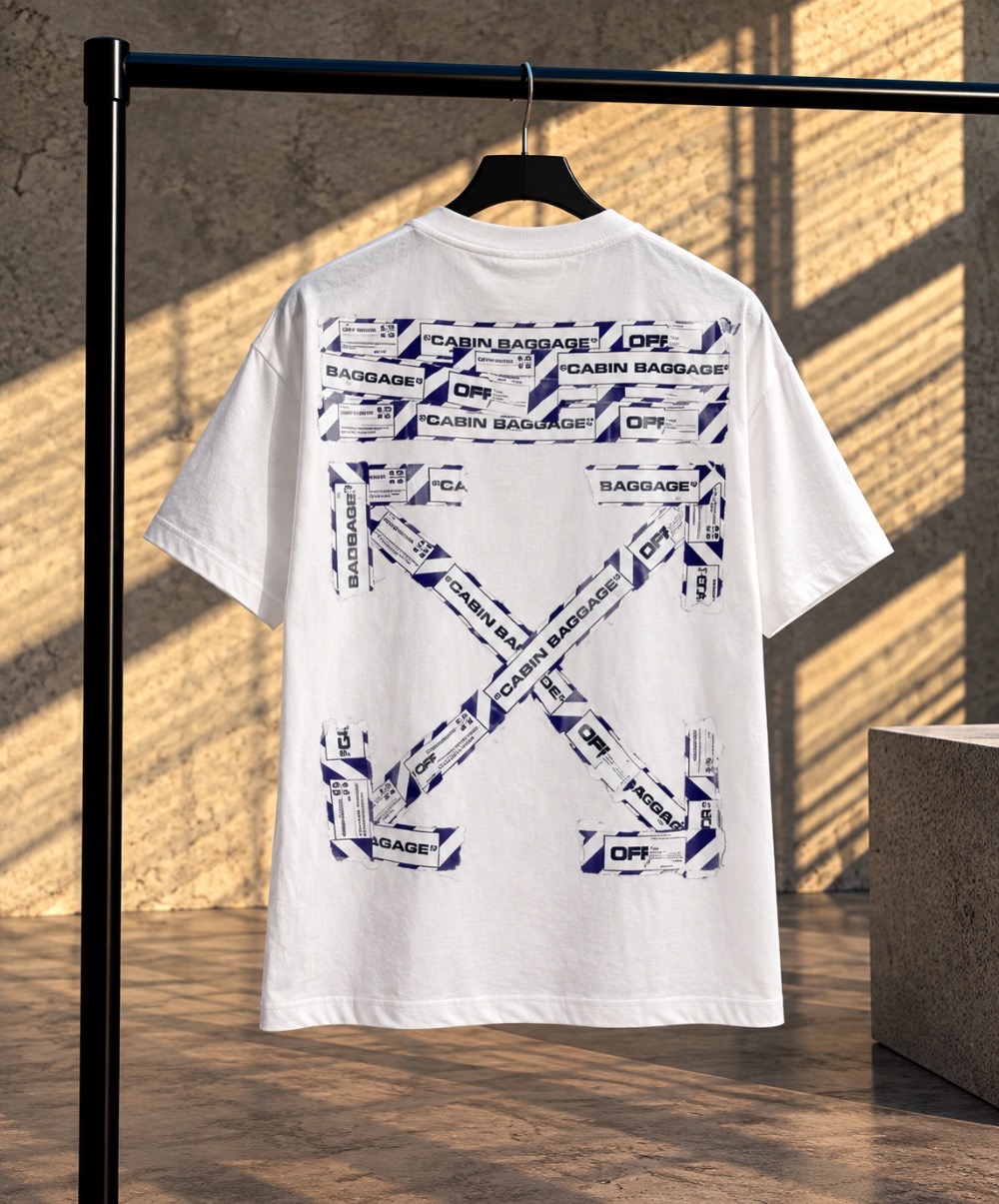 Camiseta Off-White Cabin Baggage White