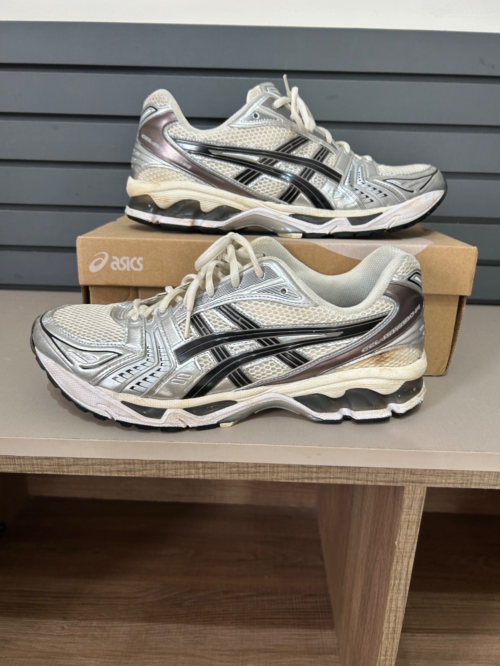 Asics Gel-Kayano 14 Cream Black Metallic Plum