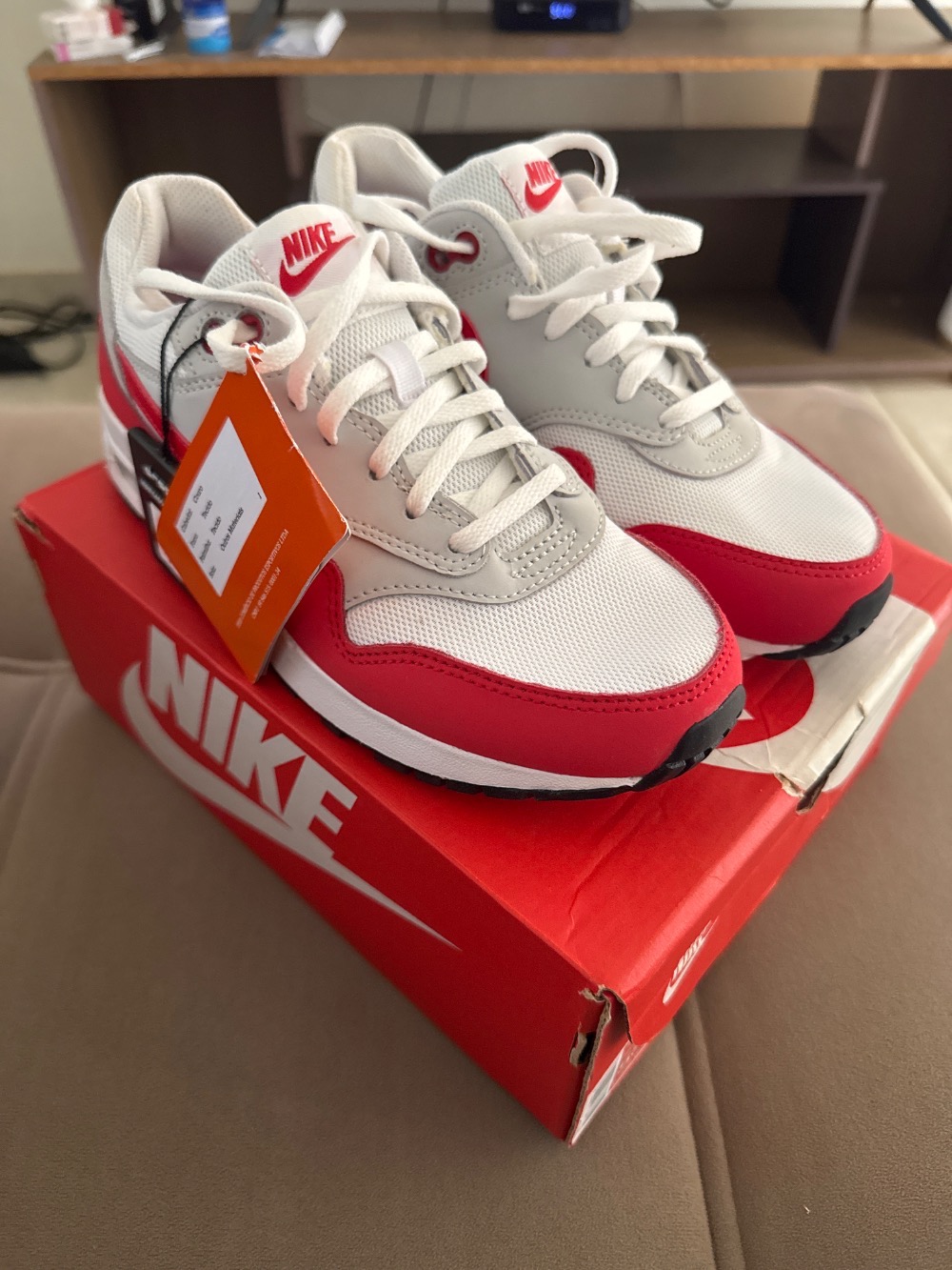 Nike Air Max 1 GS Sports Red