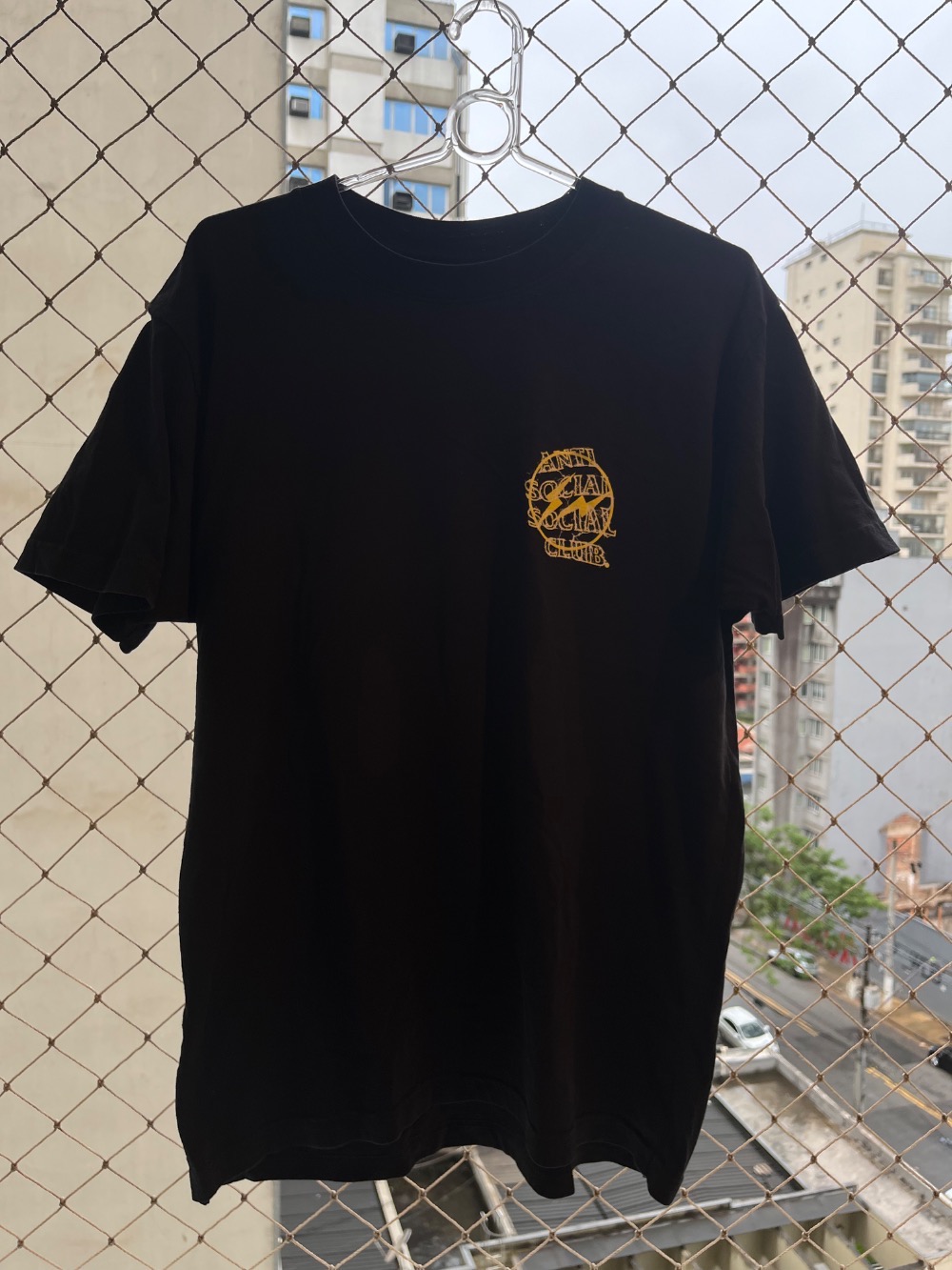 Fragment x Anti Social Social Club Camiseta Half Tone Black Gray