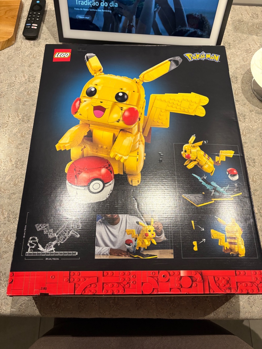 Lego Pokémon 72152 - Pikachu E Pokebola 2050pcs