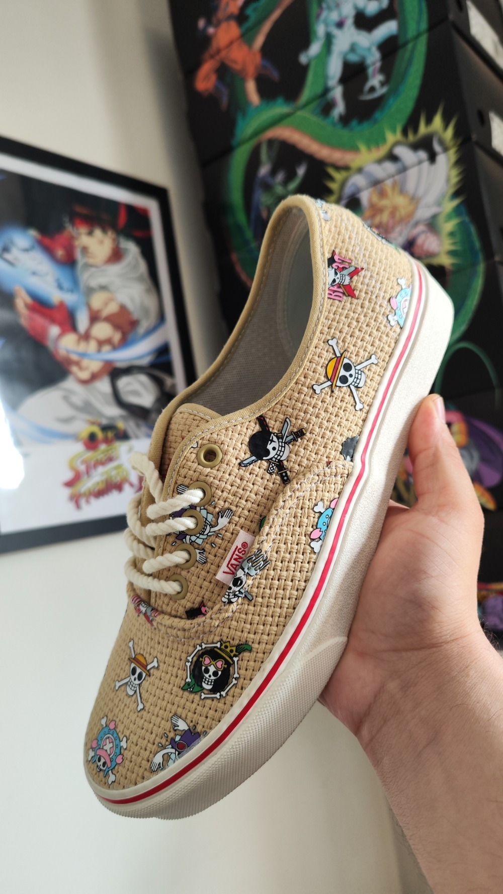 One Piece x Vans Authentic Straw Hat Crew Natural Multi