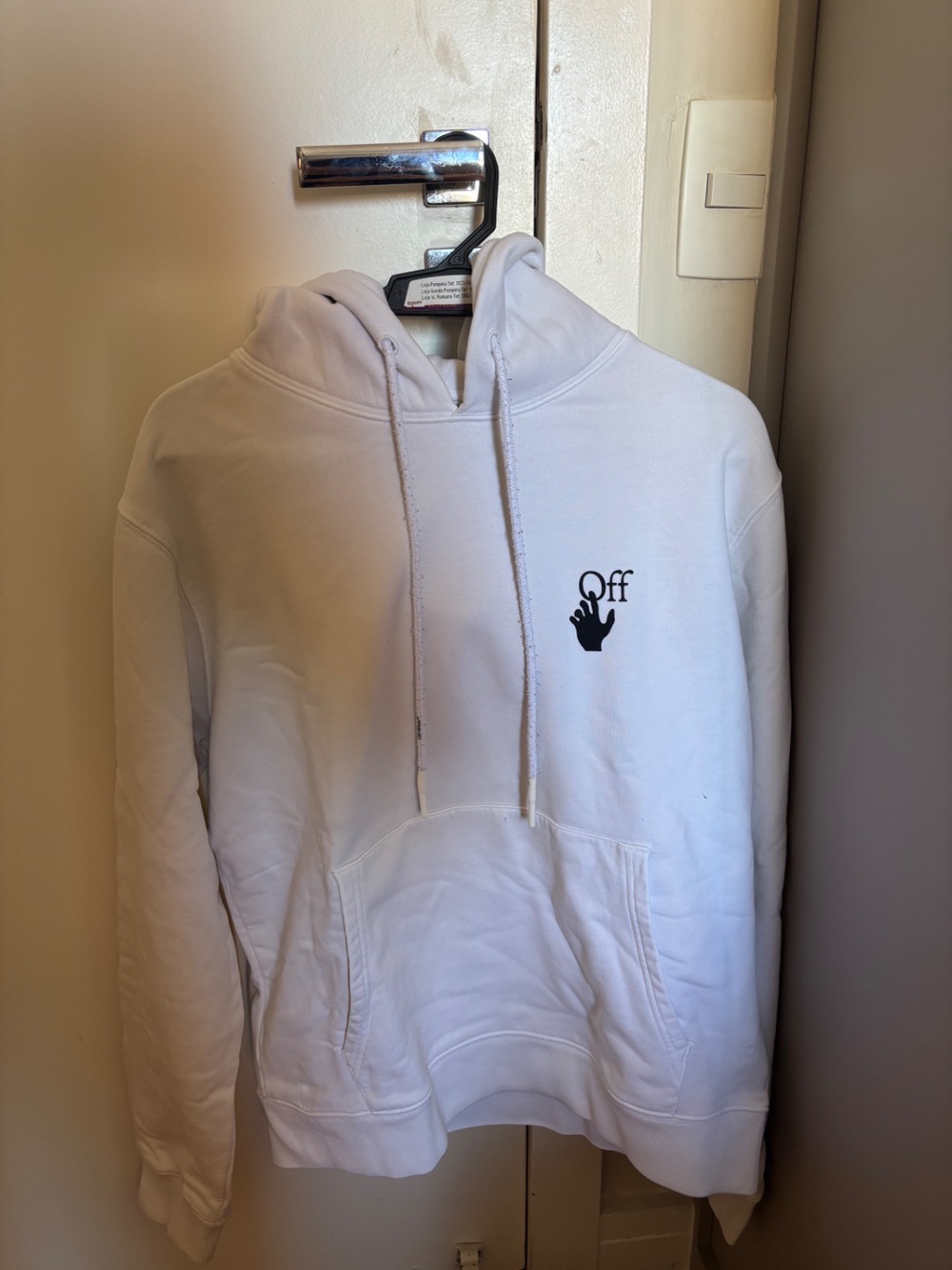 Pascal Arrow Hoodie White Off-White