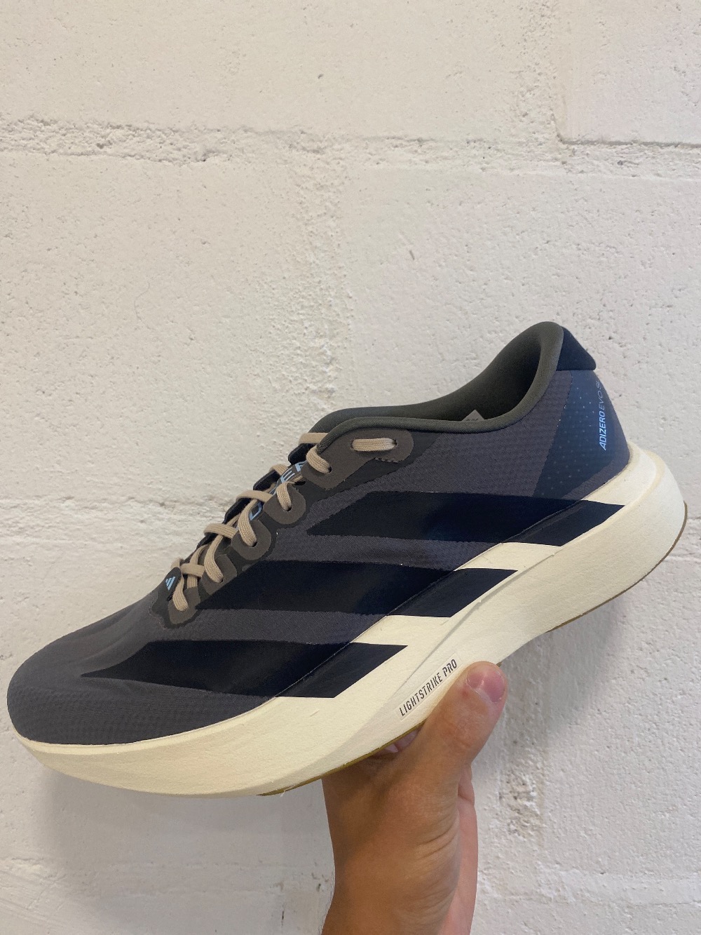 Hermanos Koumori x adidas Adizero EVO SL Charcoal Night Grey Clear Sky
