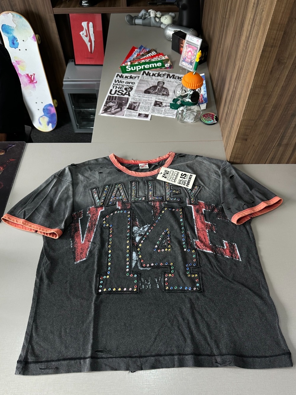 Camiseta Vale Lives Forever Big Bro DIY Black