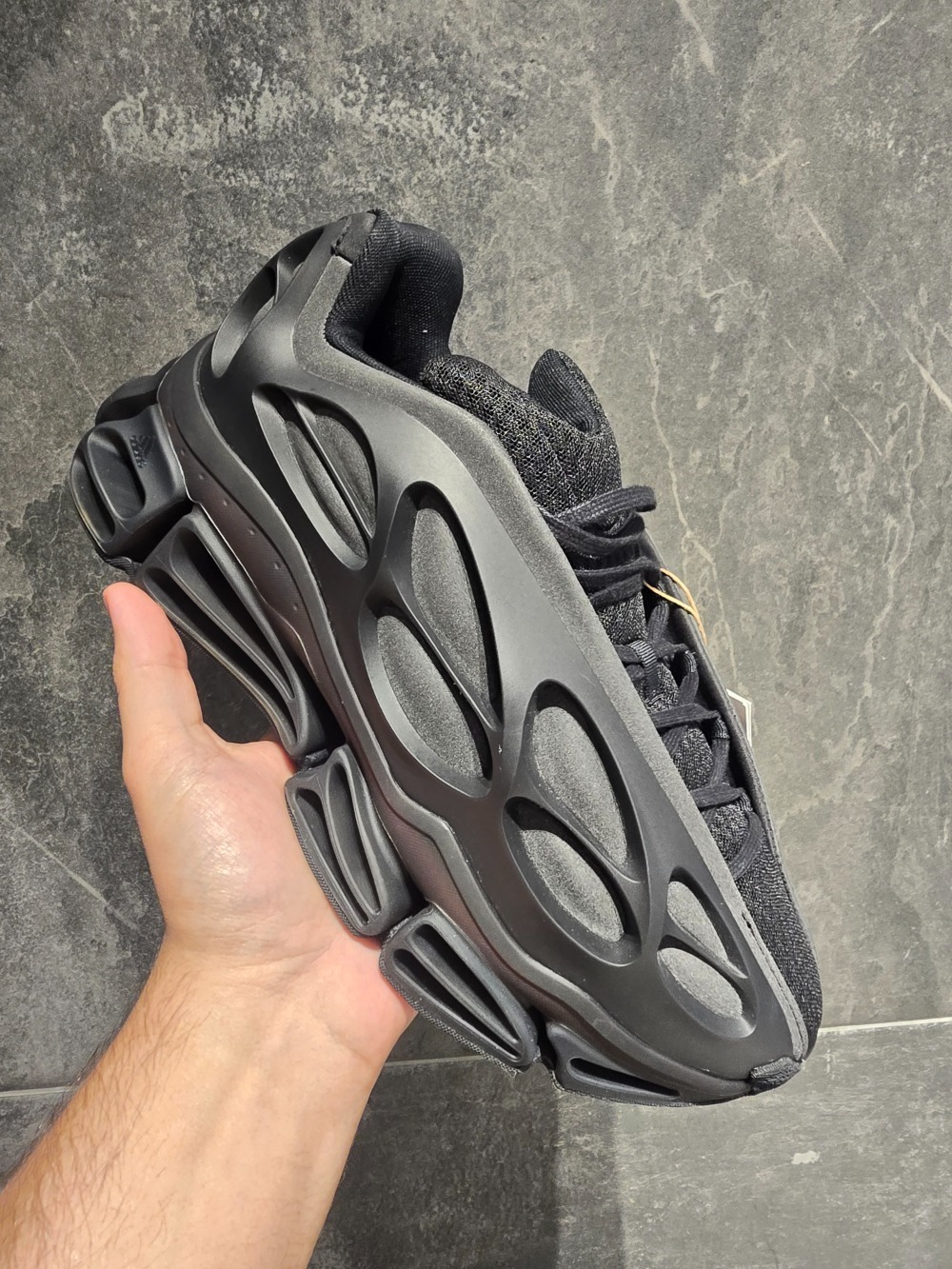 Willy Chavarria x adidas Megaride Bones Core Black Better Scarlet