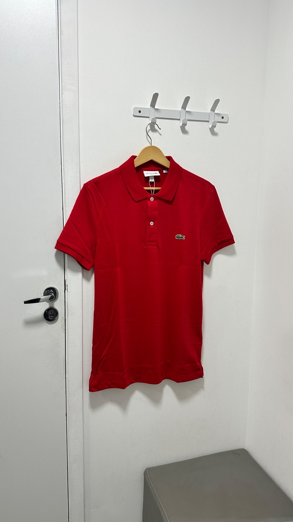 Polo Lacoste Regular Fit em Algodão Pima