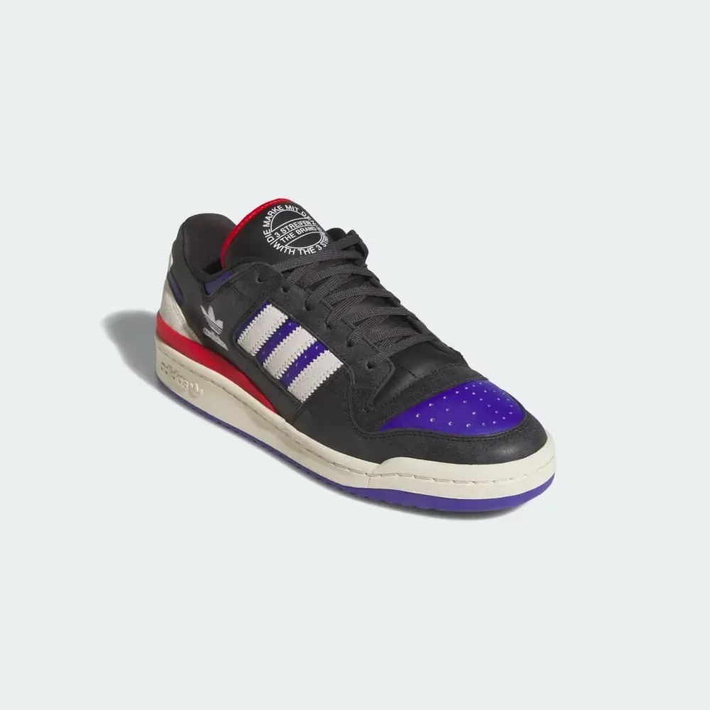 adidas Forum 84 Low Core Black Pure Purple Cream White