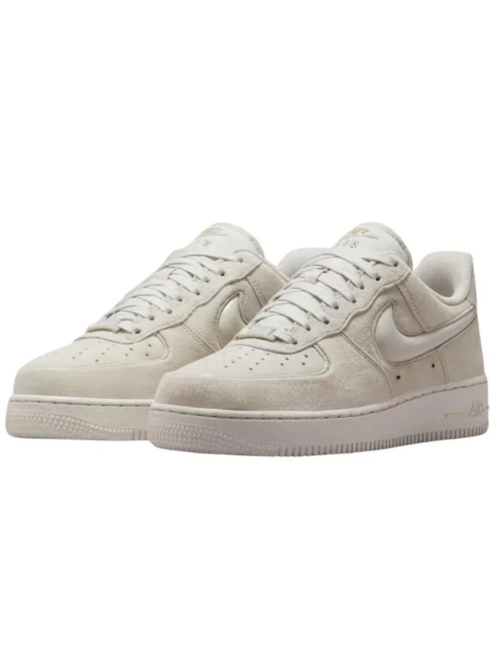 Nike Air Force 1 Low Suede Glossy Light Bone