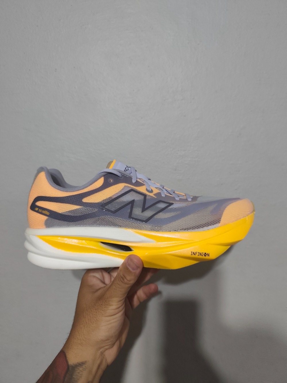 New Balance SuperComp Elite v6 Light Orange Grayish Lilac