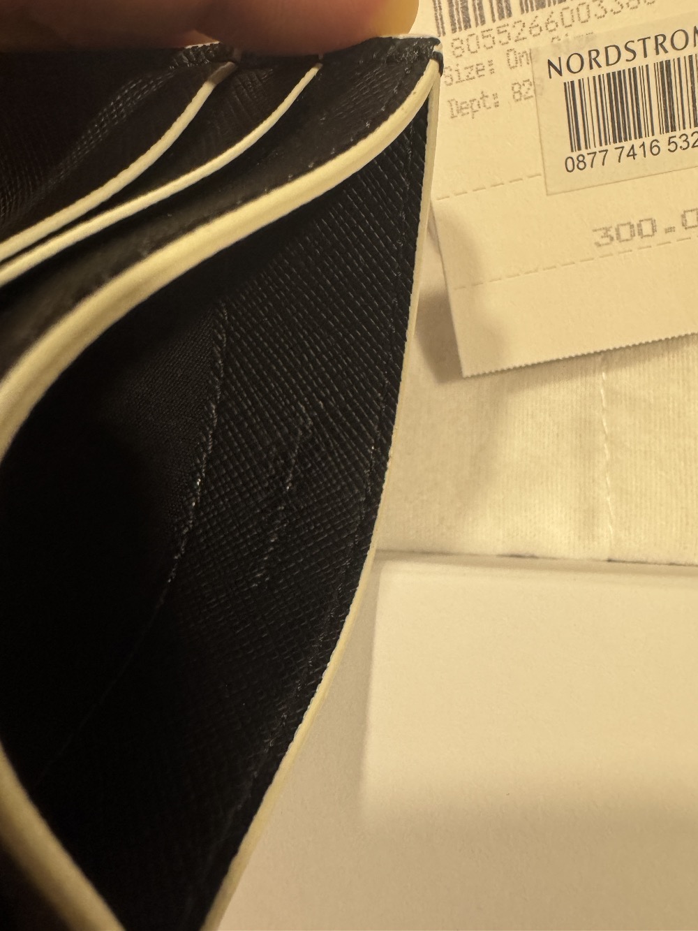 Off-White Black 'OW' Print Card Holder