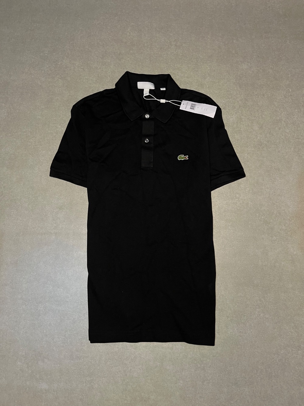 Camiseta Lacoste Polo Slim Fit Mini Piqué Stretch Black