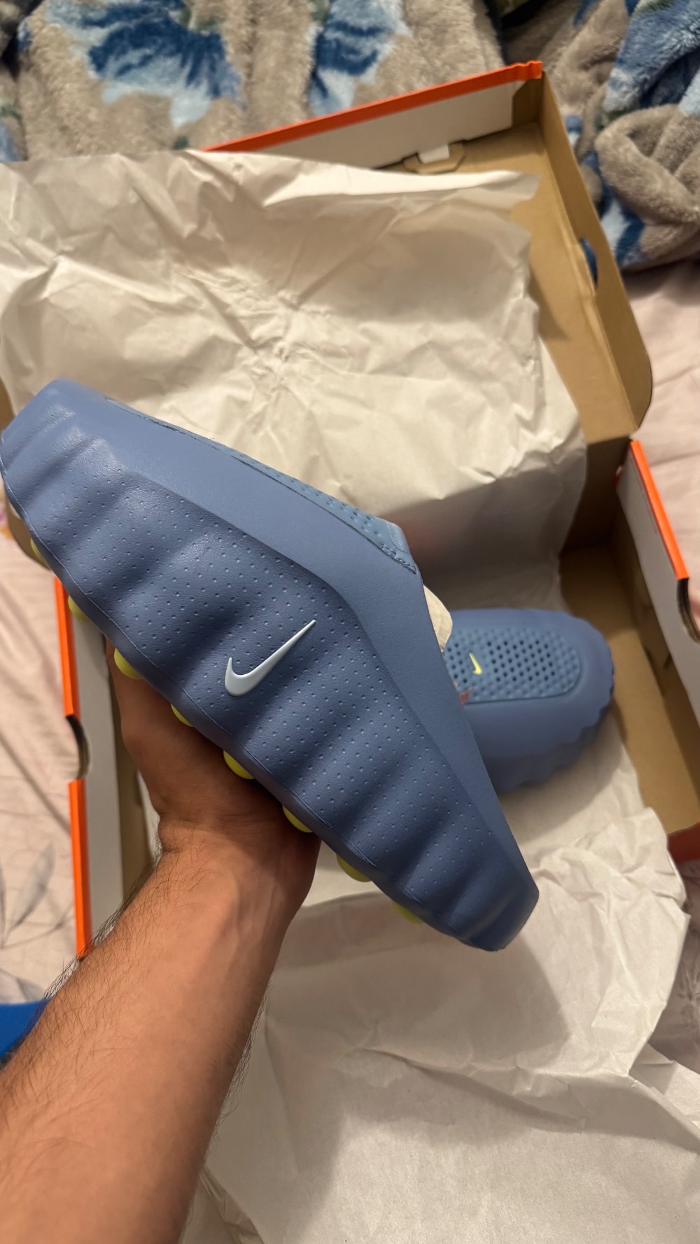 Nike Mind 001 Slide Work Blue — 44, Novo