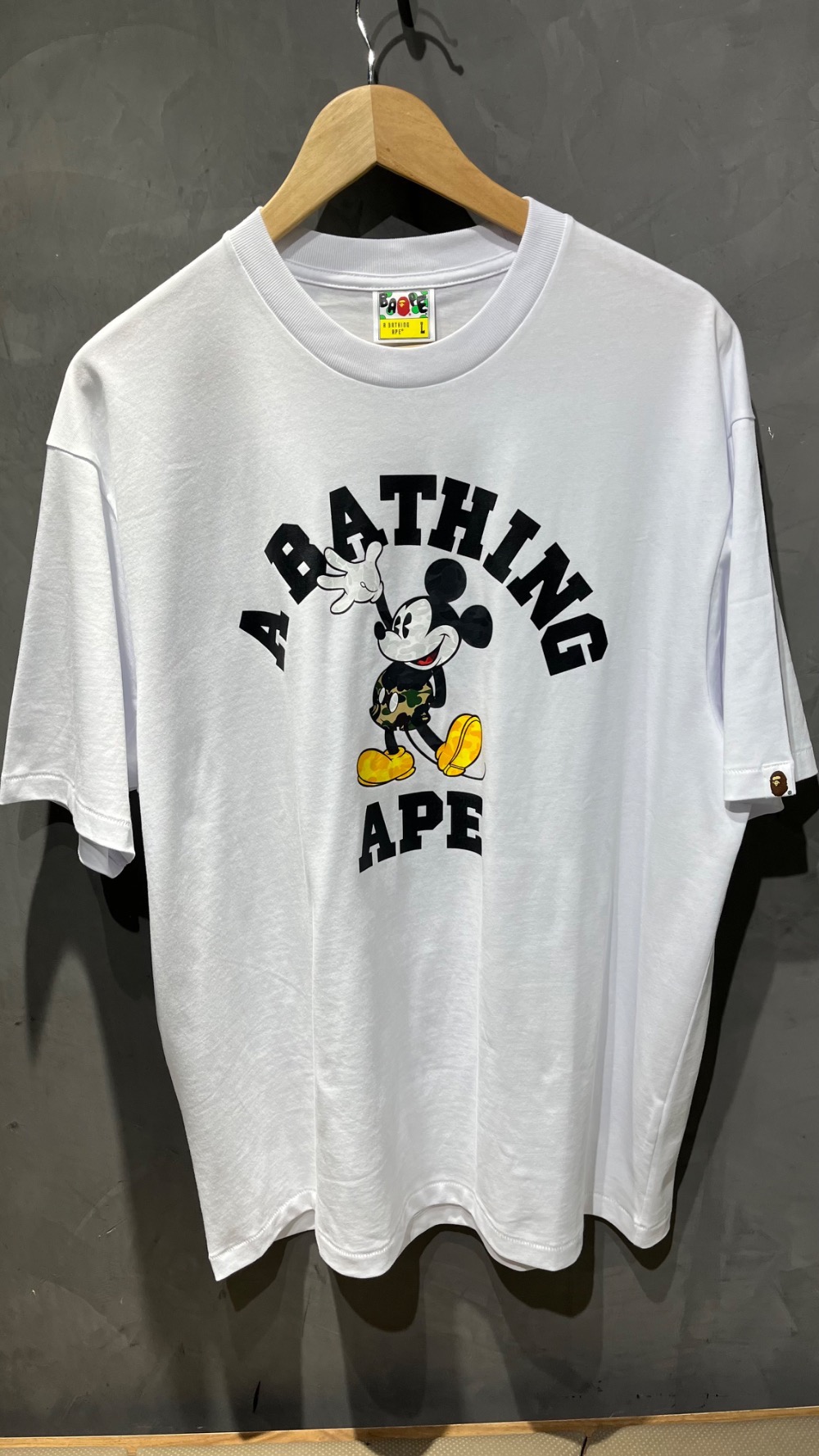 Camiseta Bape X Disney Mickey Mouse