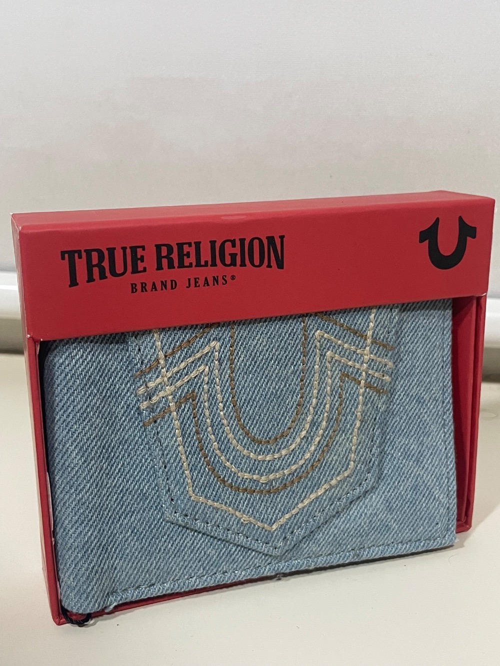 Carteira True Religion Jeans Reece Blue Nova