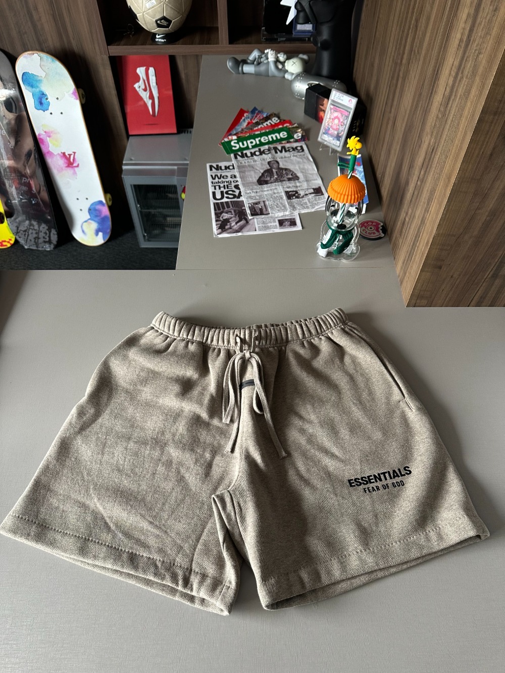 Shorts Fear of God Essentials Classic Homestead Heather