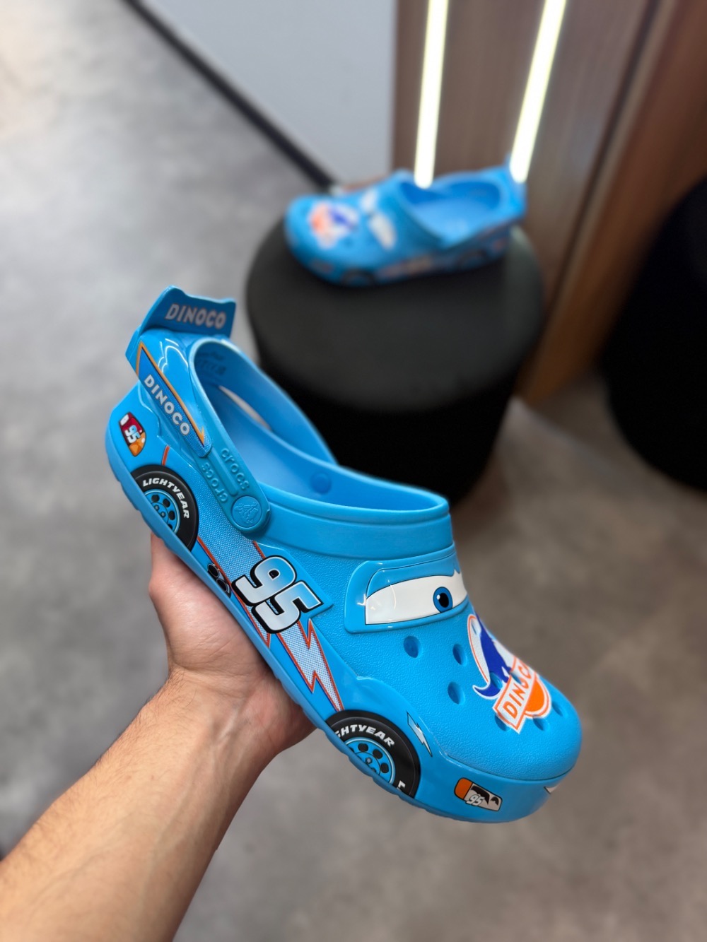 Cars x Crocs Crocband Lightning McQueen Dinoco Blue