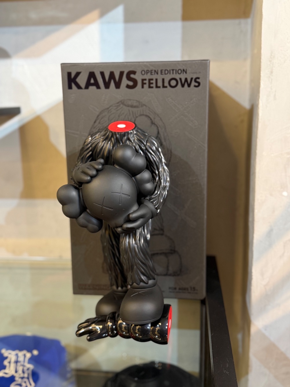 KAWS Fellows Vinyl Figure Black