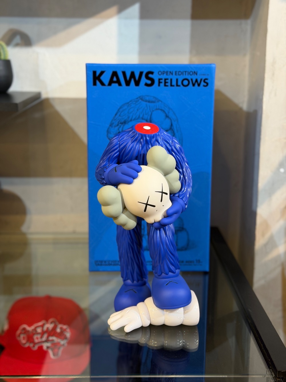KAWS Fellows Vinyl Figure Blue