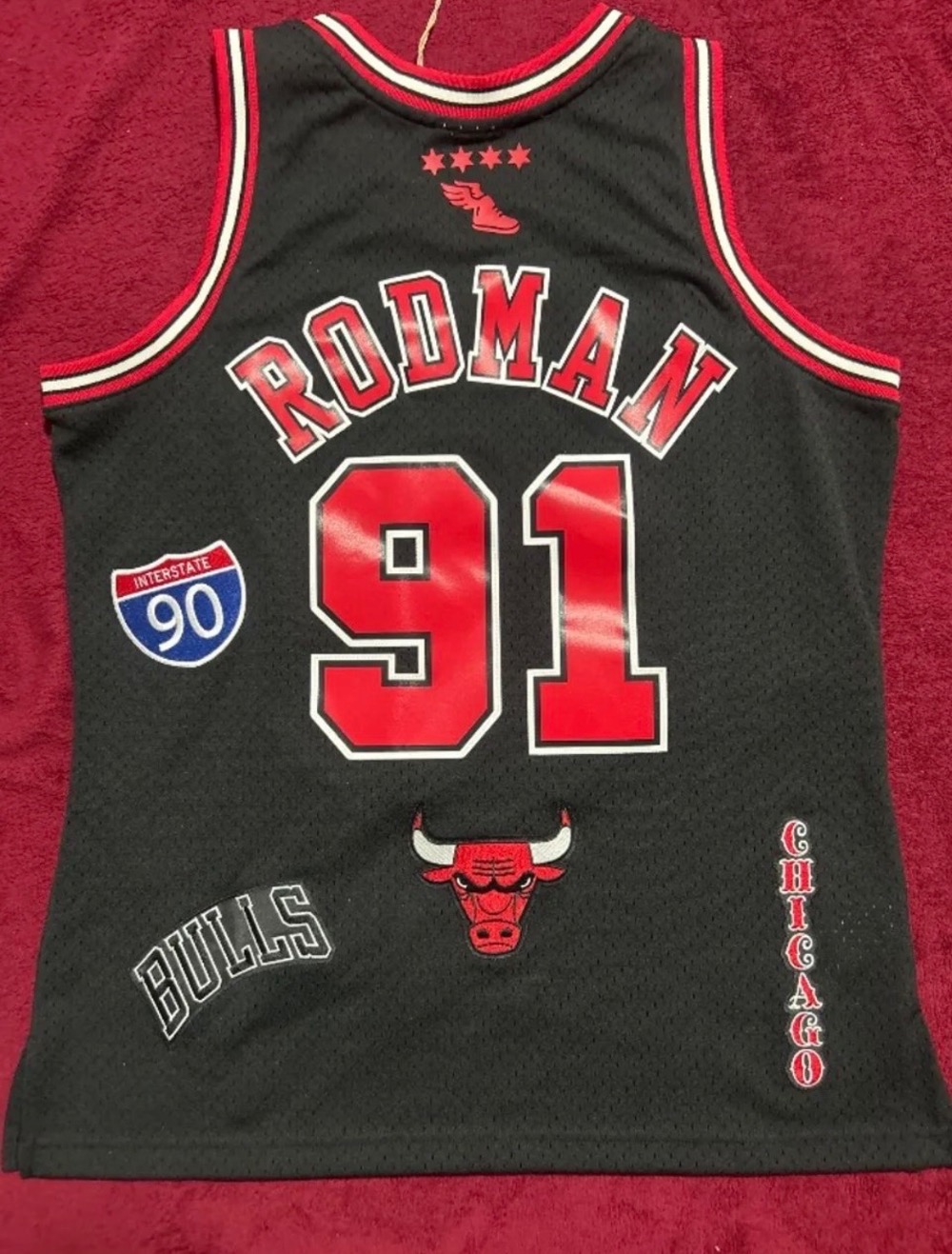 Regata Mitchell & Ness Alternate Authentic Jersey Chicago Bulls 1997-98