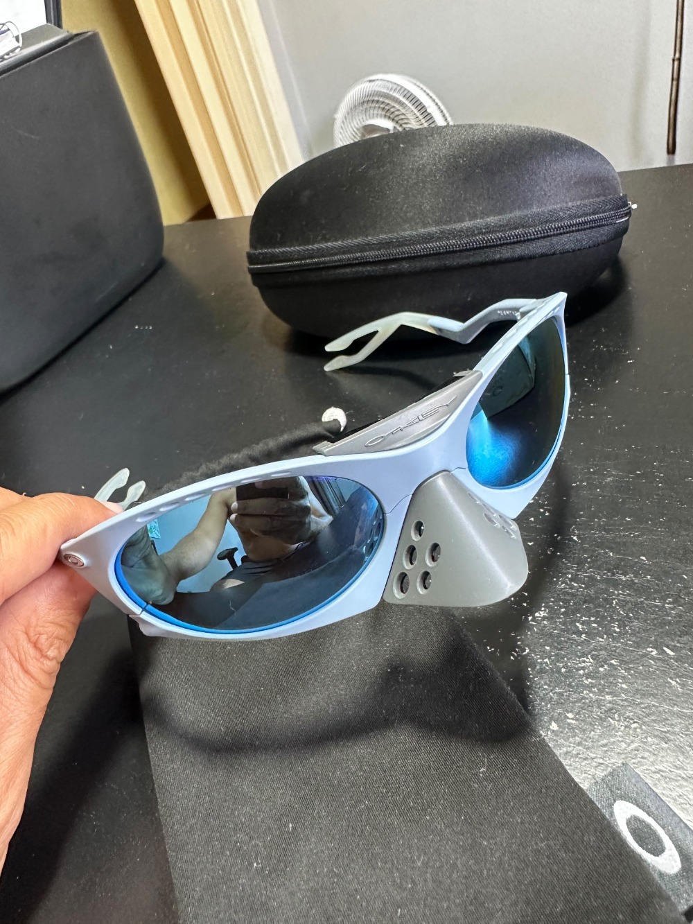 Óculos Oakley Plantaris Matte Stonewash Prizm Deep Water