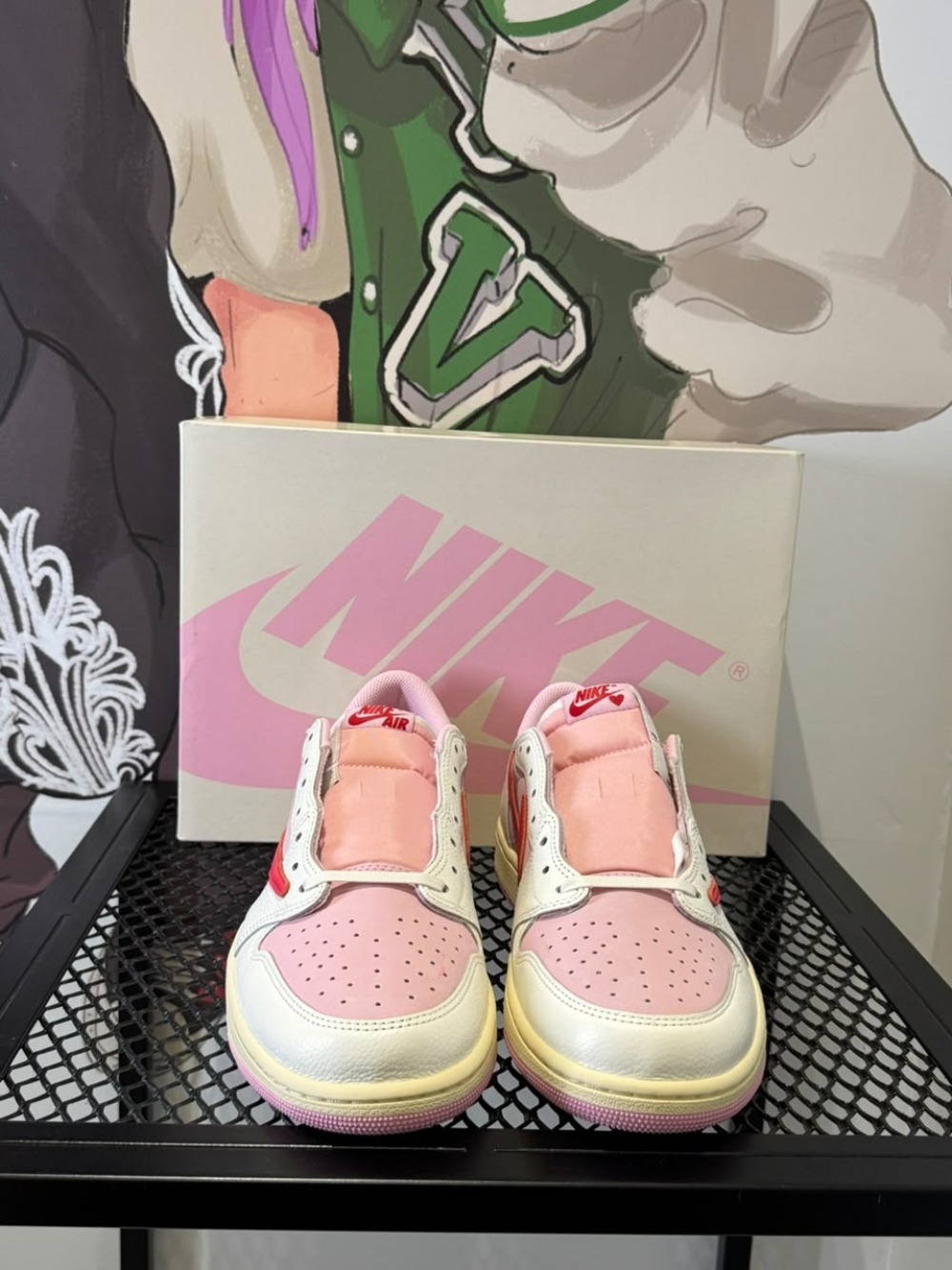 Travis Scott x Air Jordan 1 Low OG SP Sail Tropical Pink