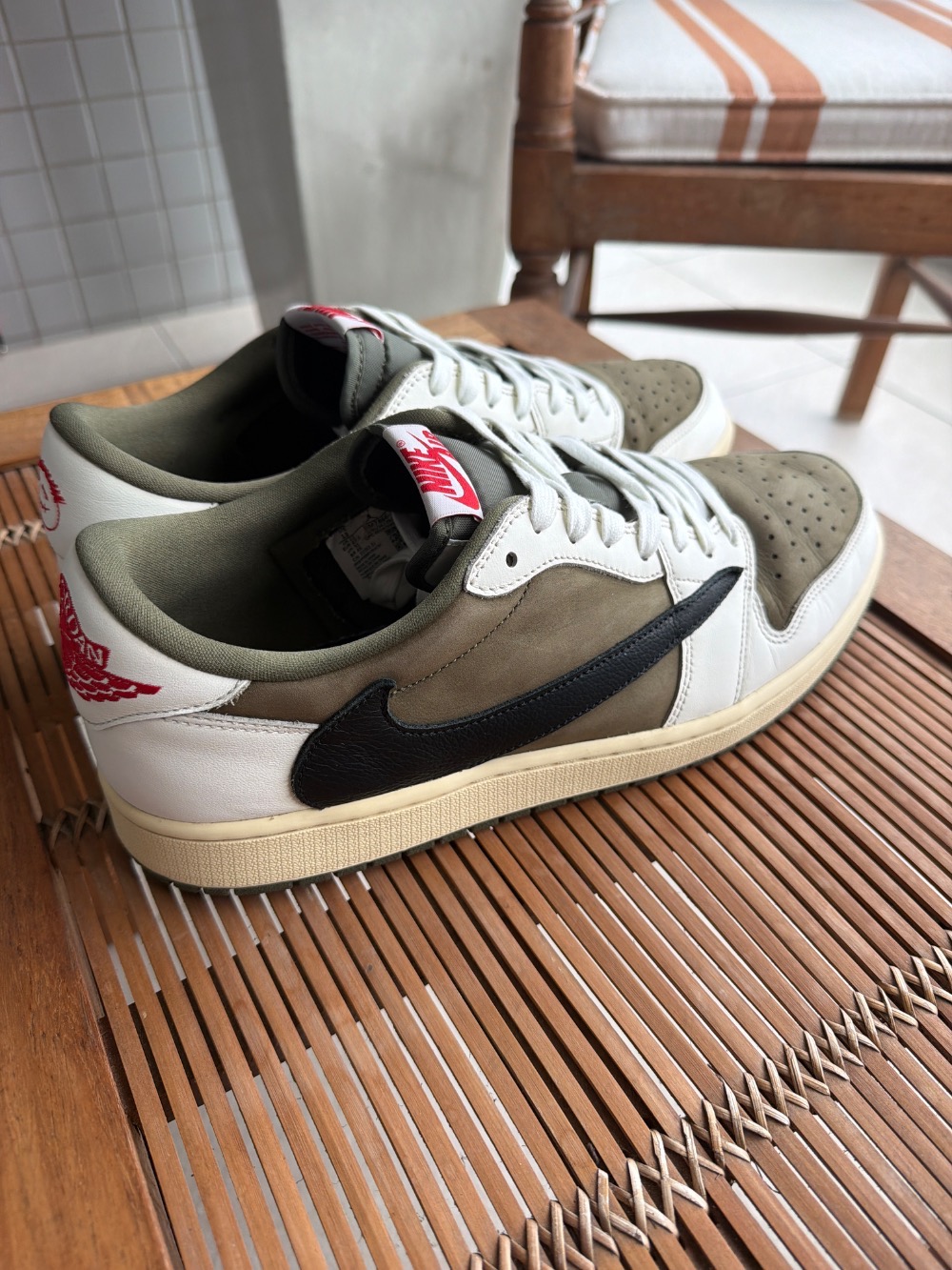 Travis Scott x Air Jordan 1 Low OG SP Medium Olive