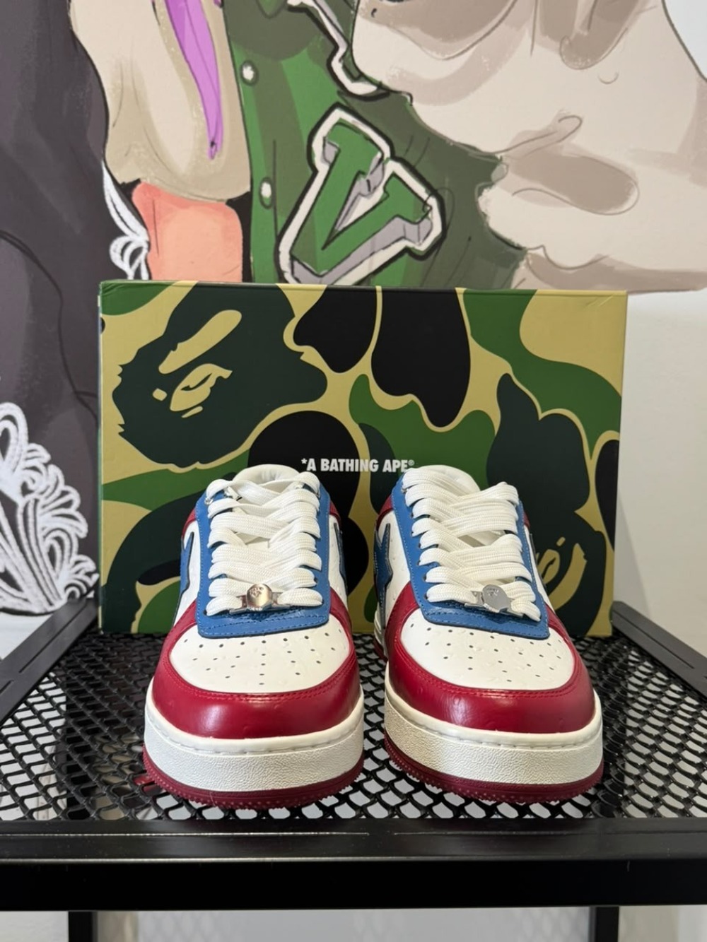 A Bathing Ape Bape Sta #3 M2 Red