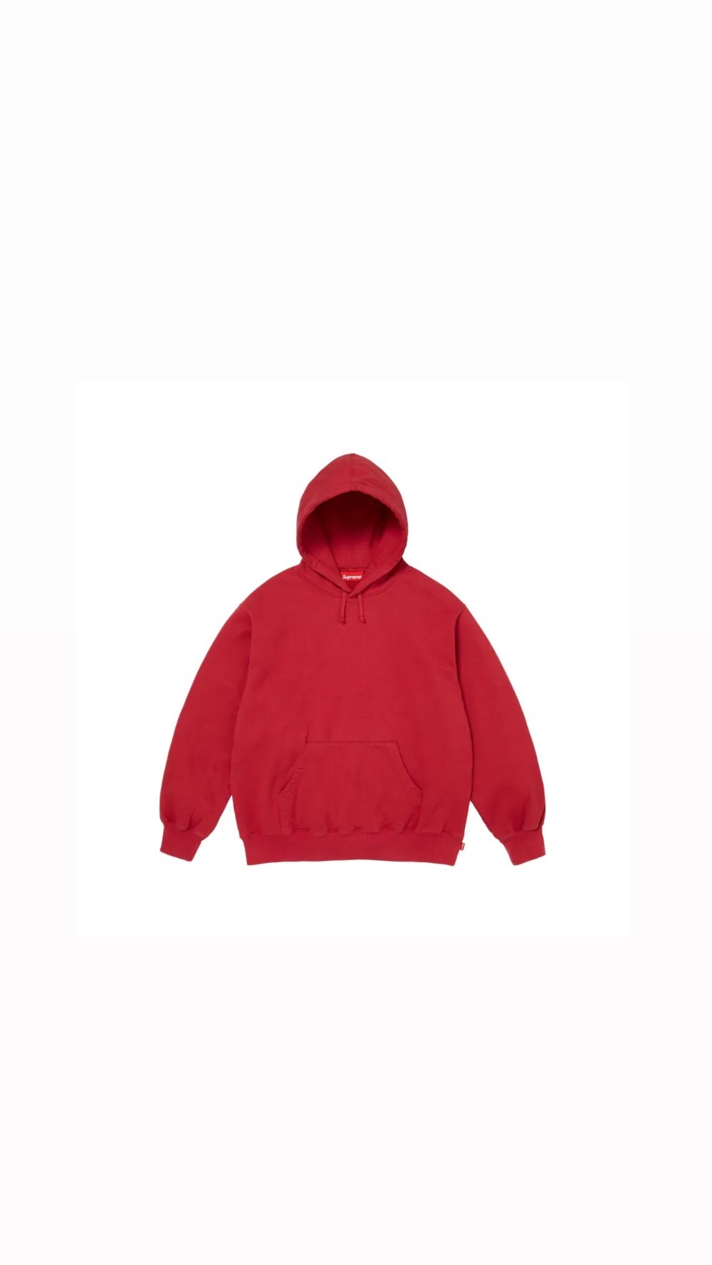 Moletom Supreme Mirrored Appliqué Hoodie Red FW26-W7