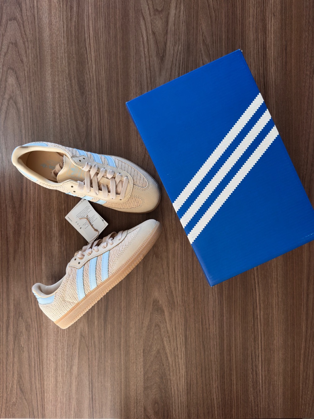 adidas Samba OG Crochet Sand Strata Sky Tint