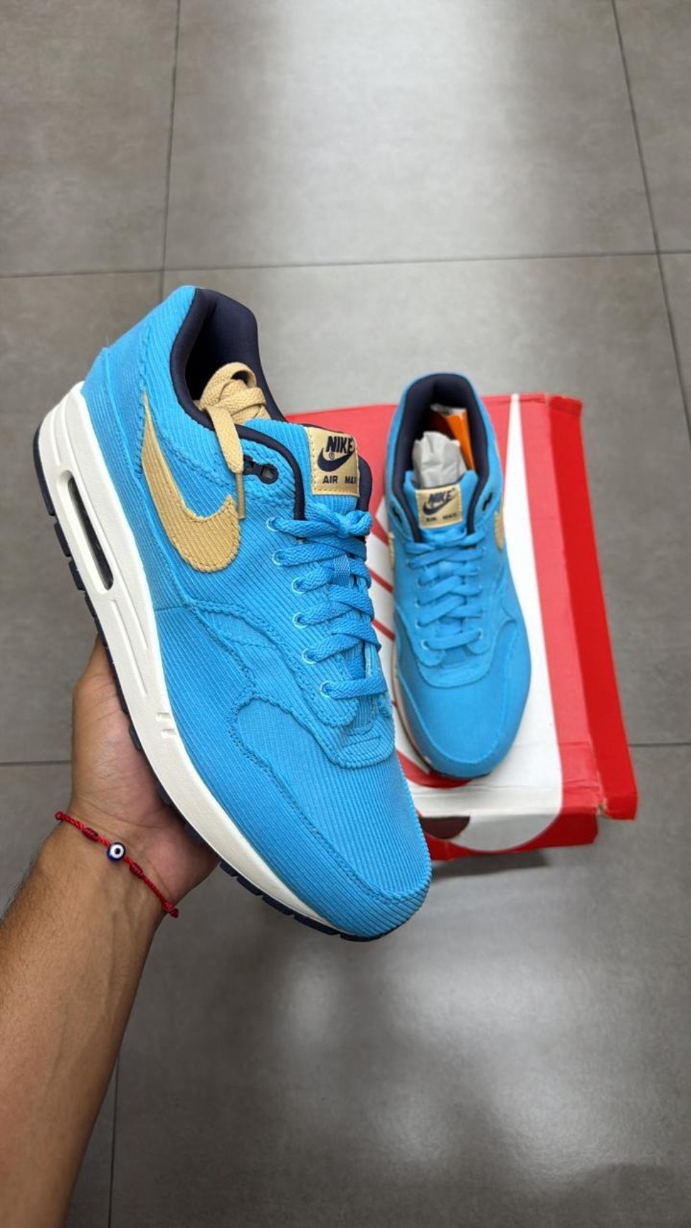 Nike Air Max 1 Baltic Blue Corduroy
